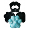 MOLDE SIMPLE HUELLA DE PERRO 3D DE 3 PIEZAS PARA CHAMPÚ SÓLIDO O BOMBA DE BAÑO