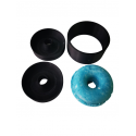MOLDE SIMPLE DONUT 3D DE 3 PIEZAS PARA CHAMPÚ SÓLIDO O BOMBA DE BAÑO