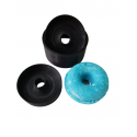 MOLDE SIMPLE DONUT 3D DE 3 PIEZAS PARA CHAMPÚ SÓLIDO O BOMBA DE BAÑO