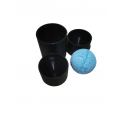 MOLDE PROFESIONAL ESFERA 3D DE 3 PIEZAS PARA CHAMPÚ SÓLIDO O BOMBA DE BAÑO