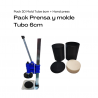 PACK DE PRENSA Y MOLDE TUBO 6 CM